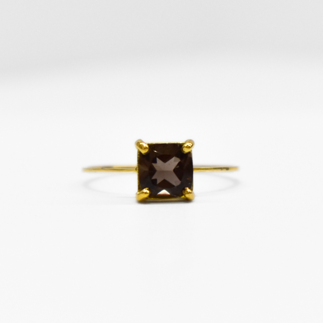 Picture of Cushion Cut Smoky ColorPop Ring